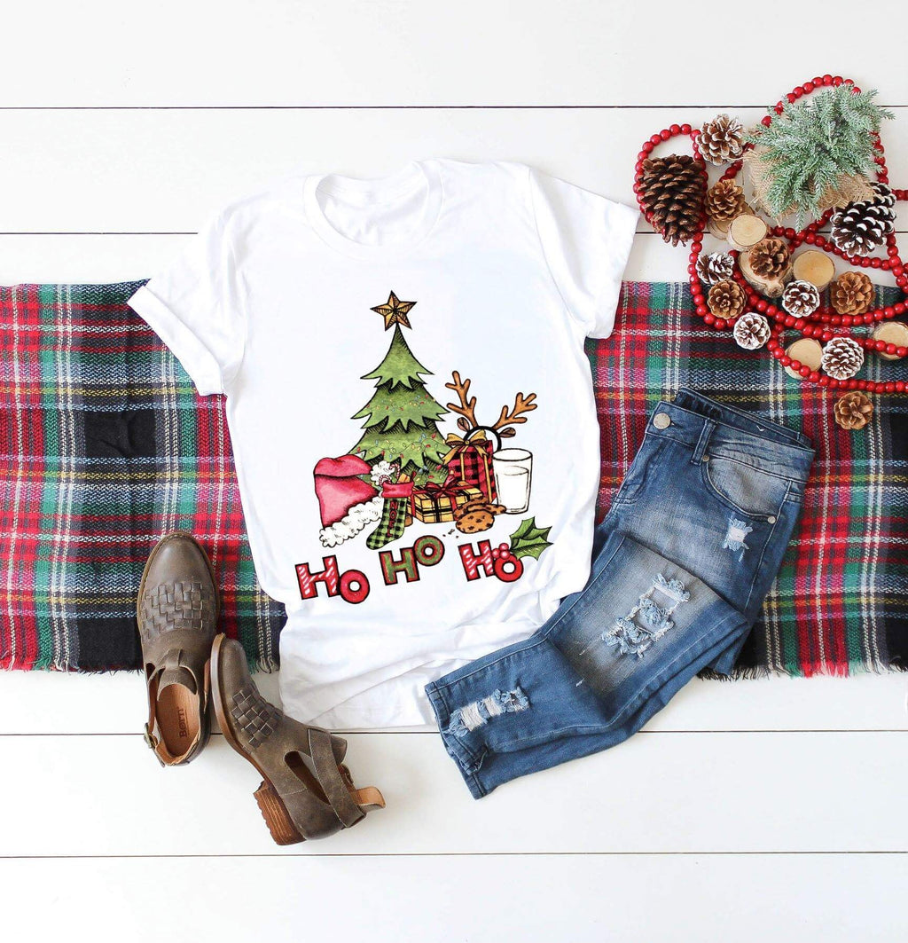Christmas Tree Ho Graphic Tee