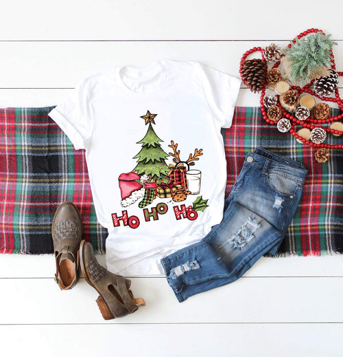 Christmas Tree Ho Graphic Tee