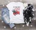 Red Truck Christmas T-Shirt, Vintage Xmas Tree Shirt