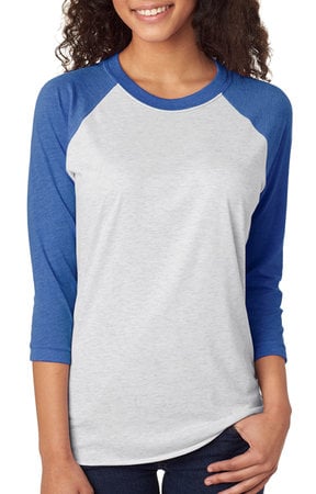 Dog Talking Crap Raglan: Husky with Flowers