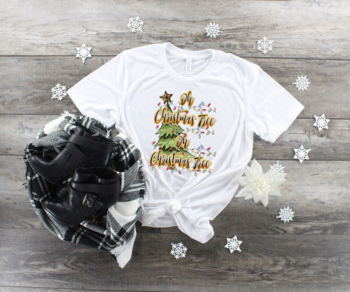 Christmas Tree Shirt: Holiday Lights, Christmas Lover Tee