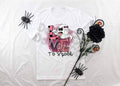 Love to Spook Ghost Tee - Bella Canvas Youth Halloween Shirt