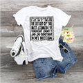 Funny Sarcastic Quote T-Shirt: "I Thought About It"