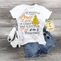 Peace Love Light T-Shirt: Funny Sarcastic Graphic Tee