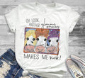 Witch Cow Sisters Tee: Magic Cow Lover Shirt