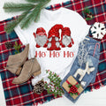 Christmas Nisse Scandinavian Gnomes in RED HOHOHO... design t-shirt