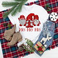 Christmas Nisse Scandinavian Gnomes in RED HOHOHO...  design t-shirt