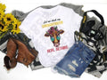 Sassy Cow T-Shirt: Floral Crown, Funny Graphic Tee