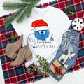 Blue Christmas Dust Bunny T-Shirt: Funny Holiday Tee