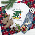 Funny Cat Christmas Tree Shirt: Kitty Ornament Mayhem