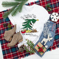 Dogs Christmas Tree T-Shirt: Ornament History Design