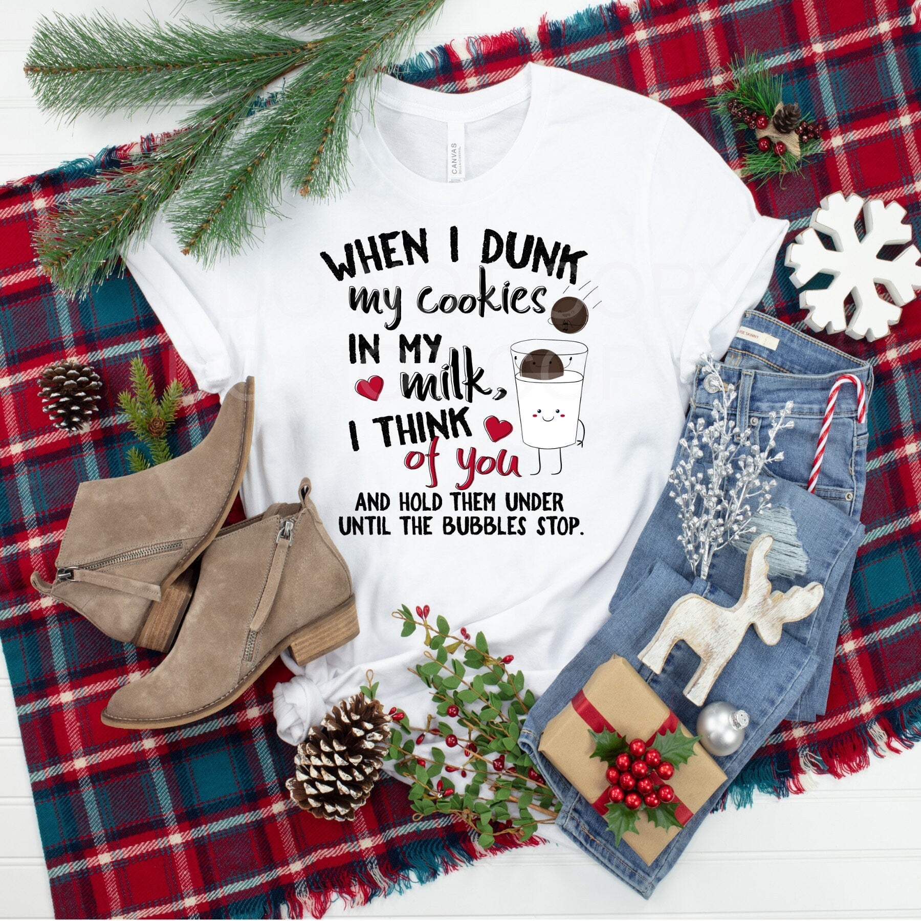Dunk My Cookies Sarcastic Tee - Bella Canvas Shirt