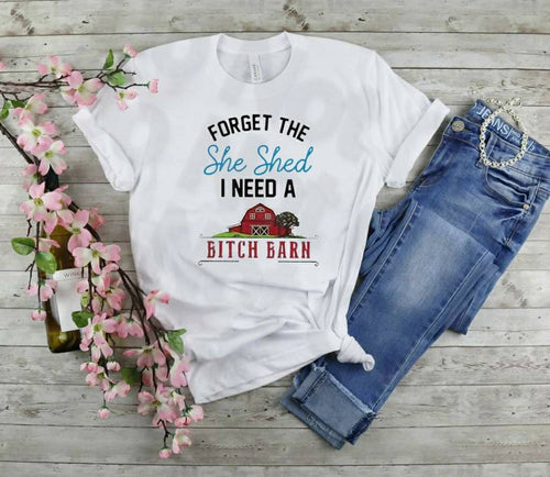 Bitch Barn Tee, Funny Women's Shirt, Sarcastic Gift