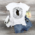 Crazy Cat Lady Witch T-Shirt - Bella Canvas