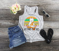 Cat Let That Shit Go, Funny Cat, Bella Canvas flowy tank.