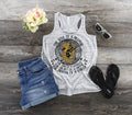 Mermaid Lioness Hippie Sailor Tank Top, Bohemian Beach Wear