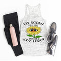 Sunflower Sarcastic Tank Top: I'm Sorry Did I Roll My Eyes