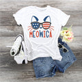 Meowica 4th of July design t-shirt YOUTH