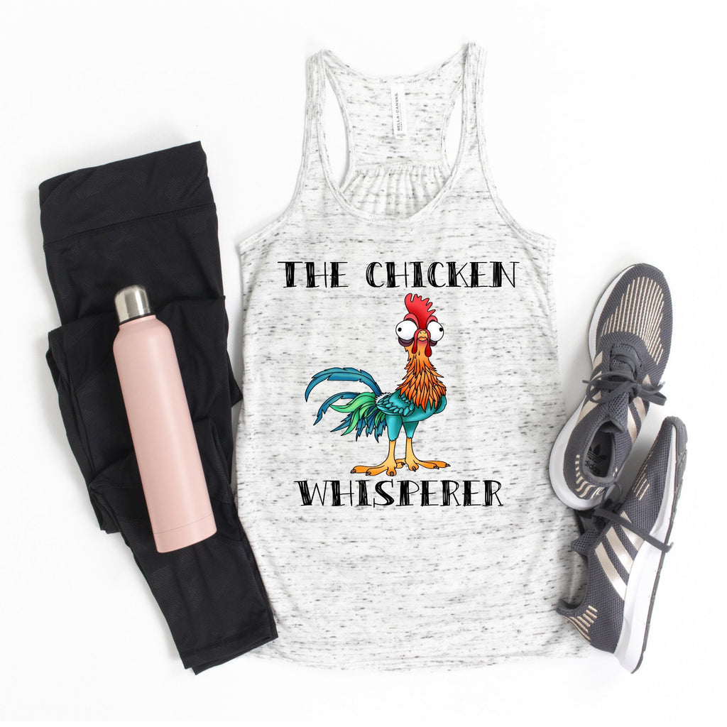 Chicken Whisperer Bella Canvas Tank: Chicken Mom Shirt