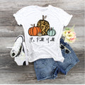 Leopard Pumpkin Fall T-Shirt: "It's Fall Y'all" Design