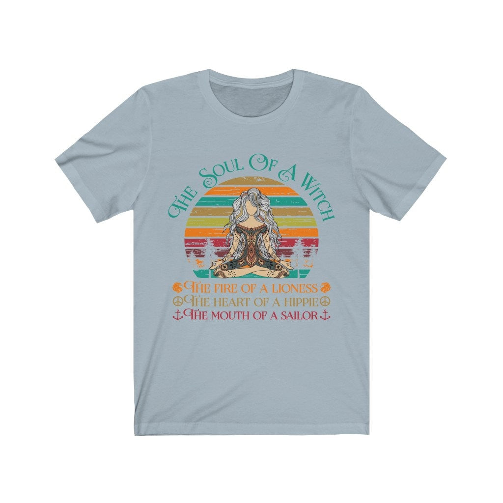 Soul of a Witch, Hippie Lioness Sailor Bella Canvas Tee