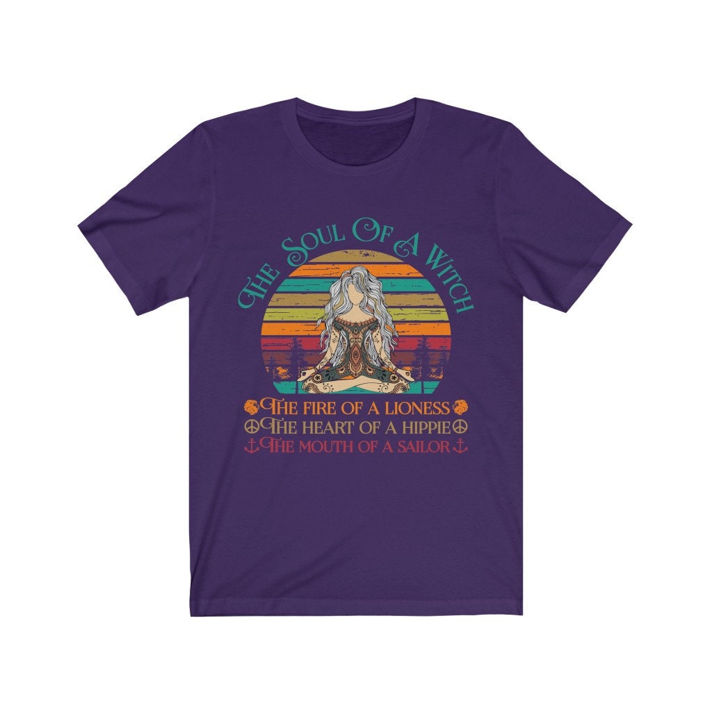 Soul of a Witch, Hippie Lioness Sailor Bella Canvas Tee