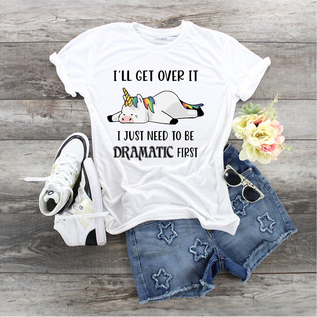 Youth 'Dramatic Unicorn' Graphic Tee - Bella Canvas