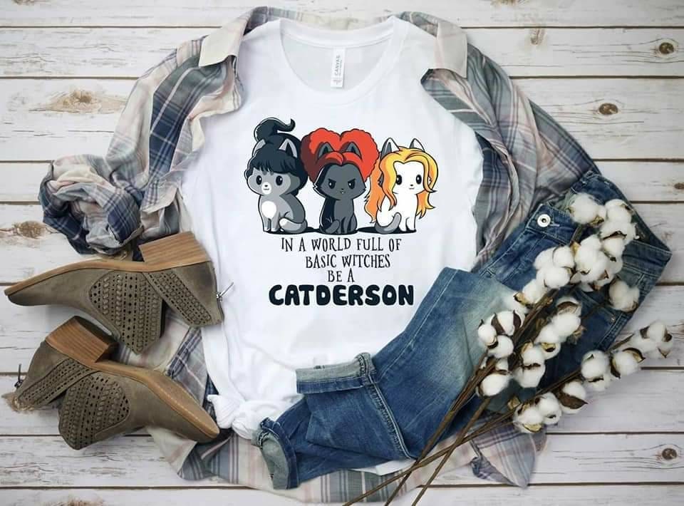 Cat Witches Halloween Shirt, Funny Cat Lover Tee