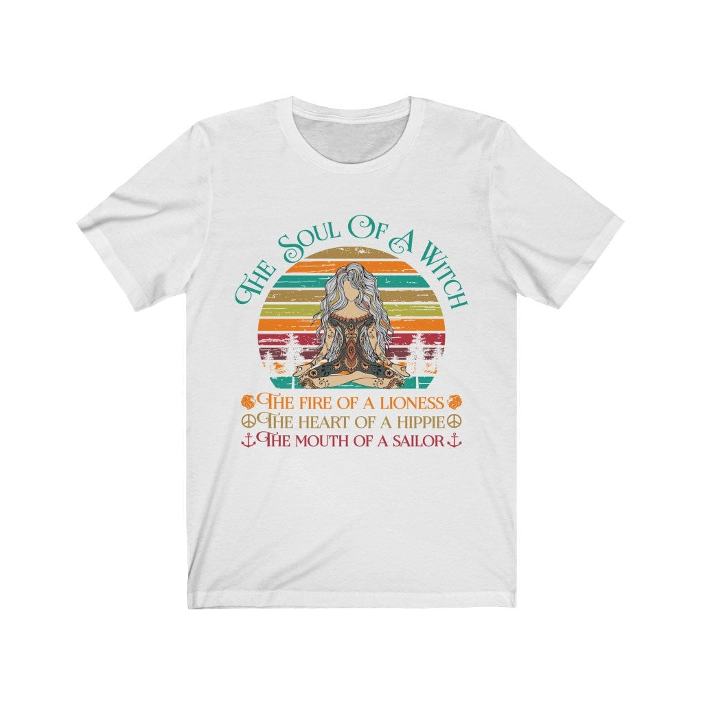 Soul of a Witch, Hippie Lioness Sailor Bella Canvas Tee