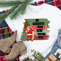 Funny Christmas Pinup Girl T-Shirt, Naughty List Tee