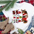 Christmas Horse Lover T-Shirt, Holiday Horses, Gift for Her/Him