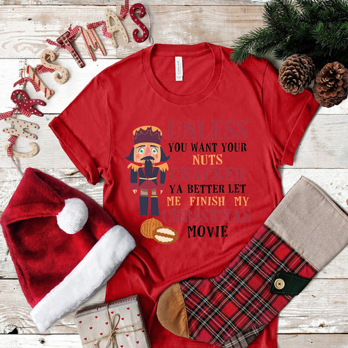 Christmas Unless You Want Your Nuts... design t-shirt