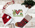 Christmas Peace Love Elf .. design t-shirt