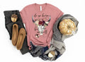 Boho Bull Skull T-Shirt: Do No Harm, Bohemian Western Tee