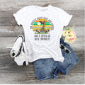 Funny Horse T-Shirt: Peace Love Horses, Forest Background