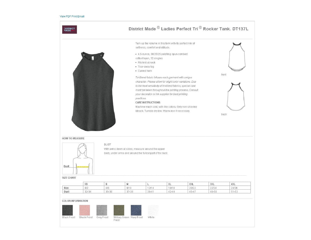 Cat Mom Tank Top: Flower Paw Print - District Rocker Tank