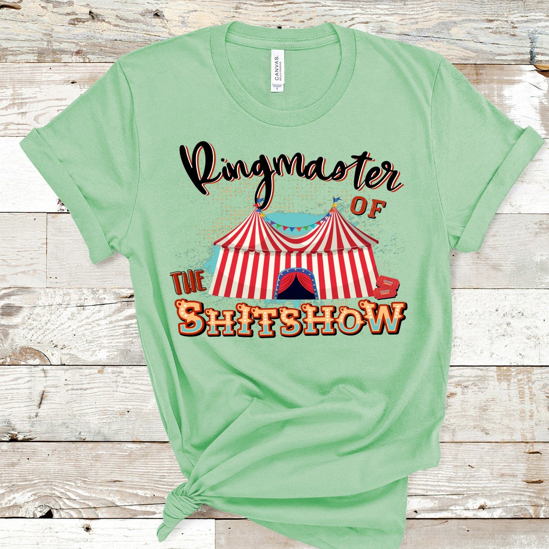 Ringmaster of The Shitshow T-Shirt: Funny Mom/Dad Gift