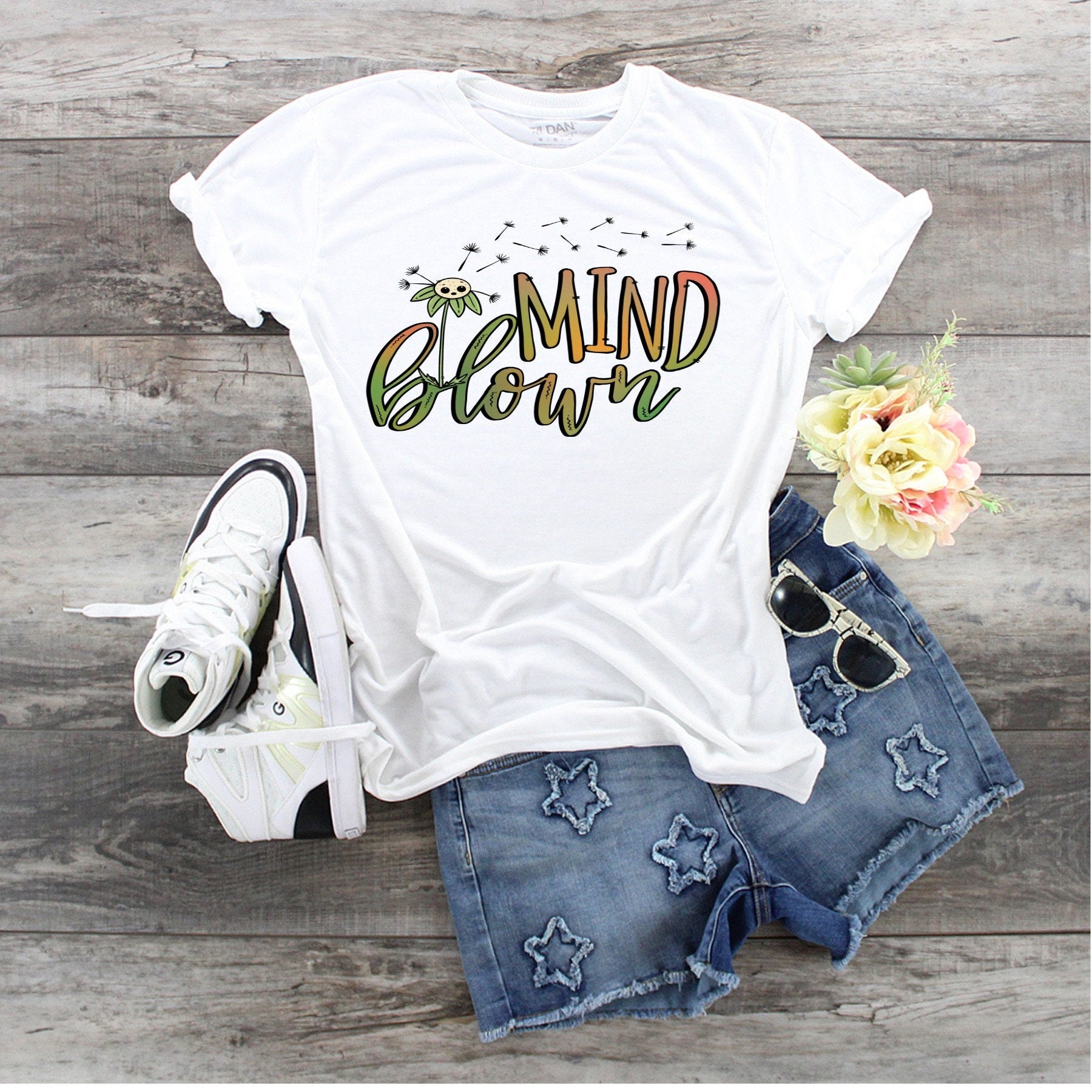 Mind Blown Dandelion Graphic Tee
