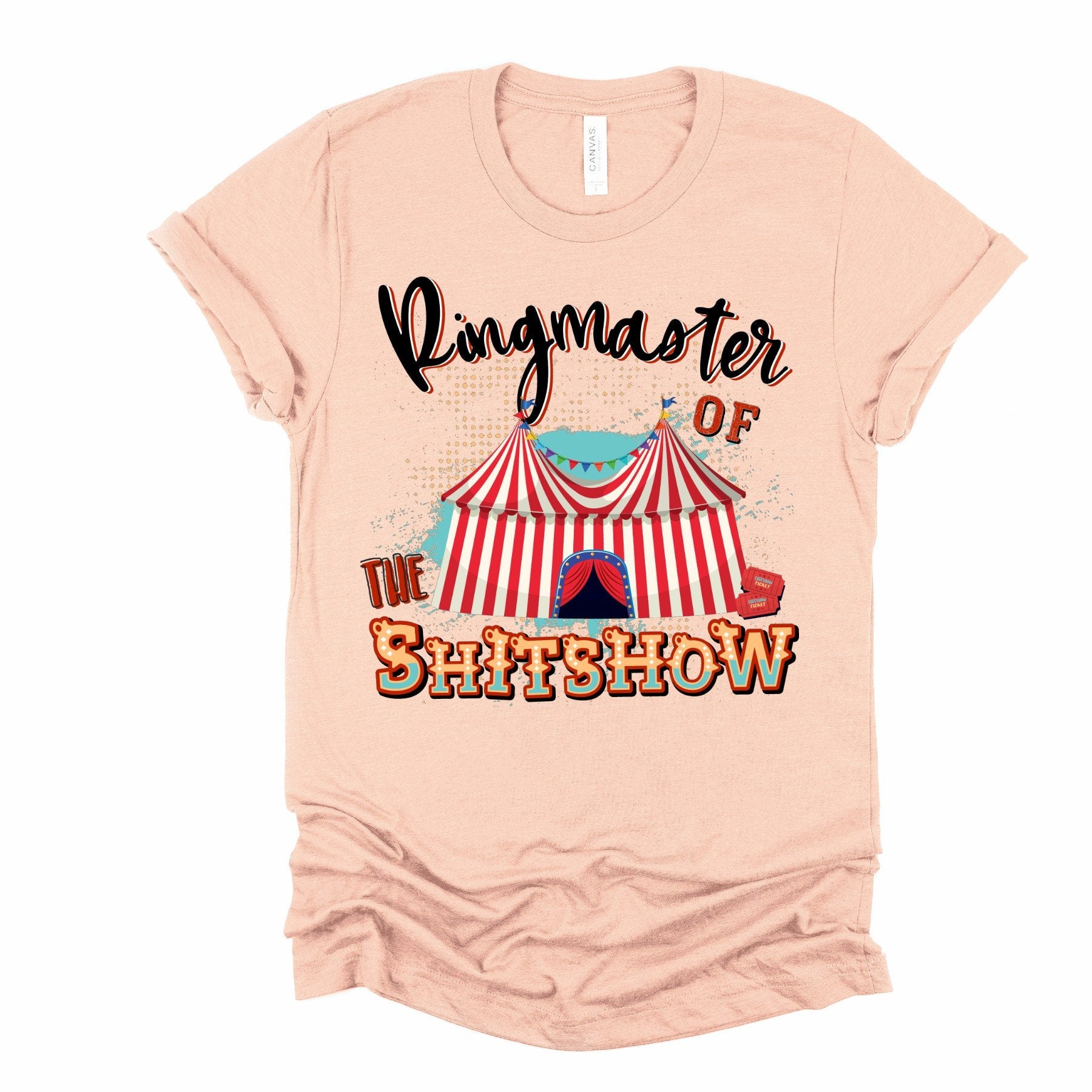 Ringmaster of The Shitshow T-Shirt: Funny Mom/Dad Gift