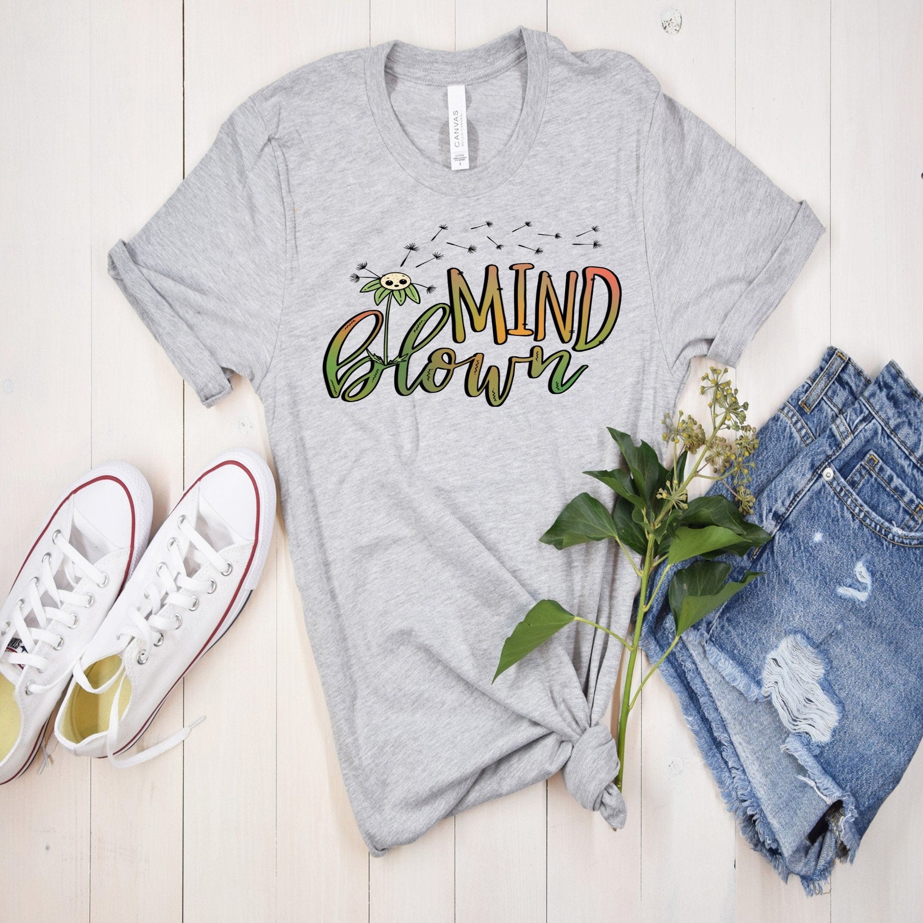 Mind Blown Dandelion Graphic Tee