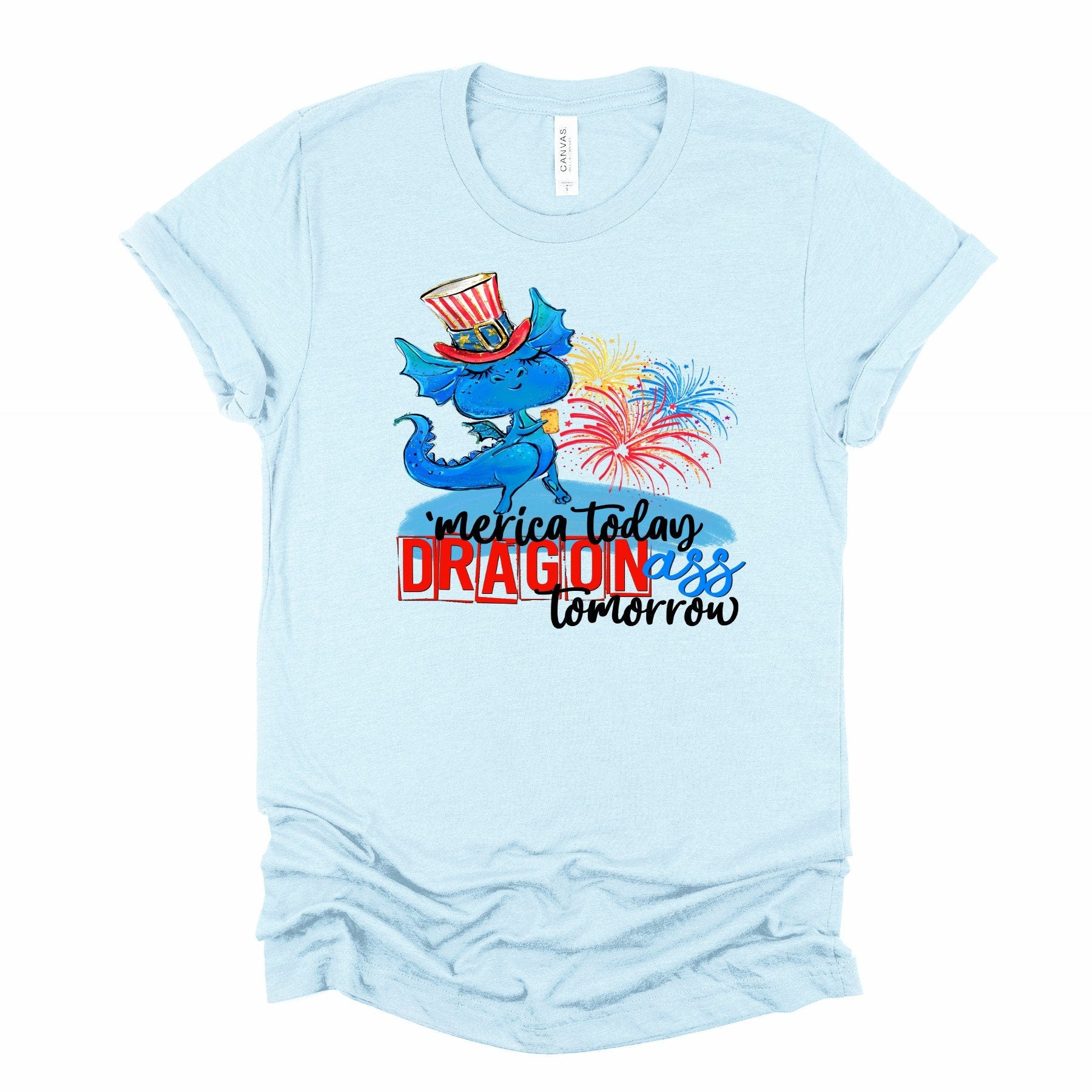 Merica Dragon 4th of July Shirt