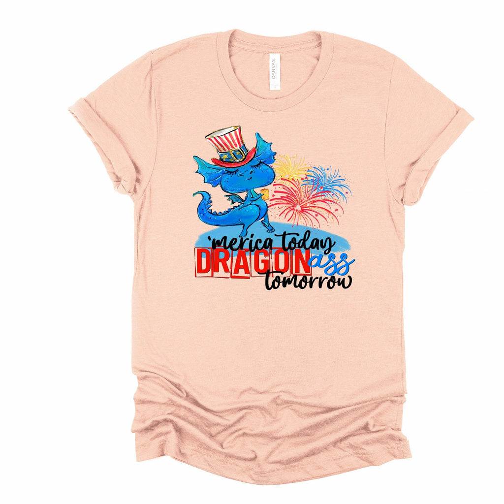 Merica Dragon 4th of July Shirt