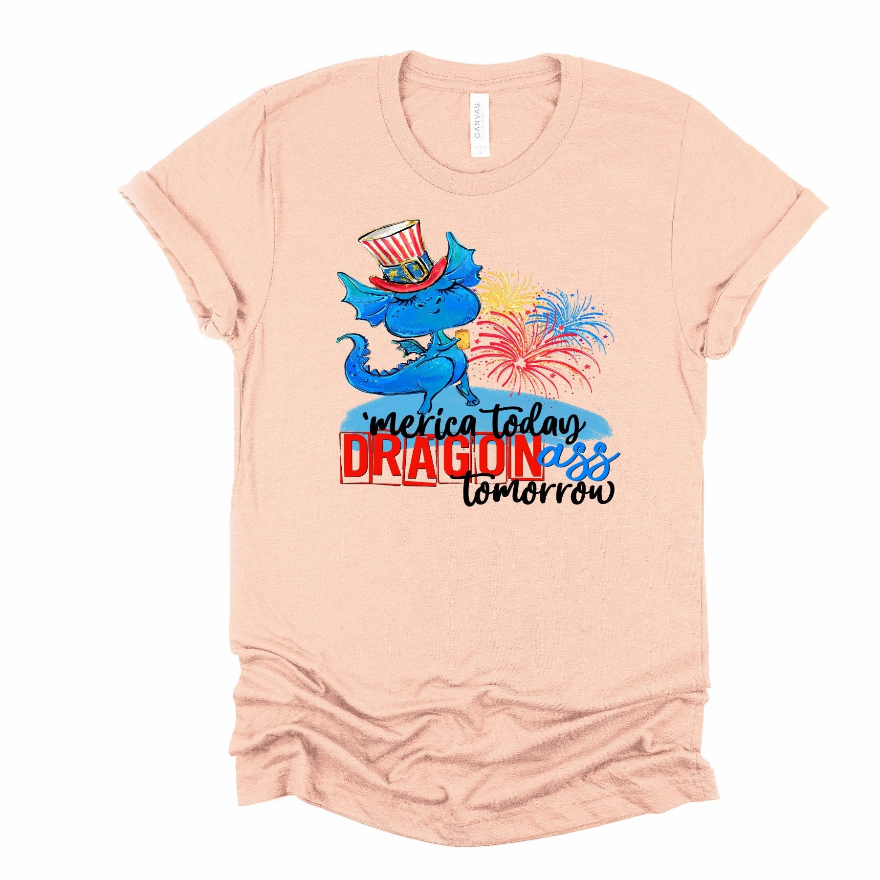 Merica Dragon 4th of July Shirt
