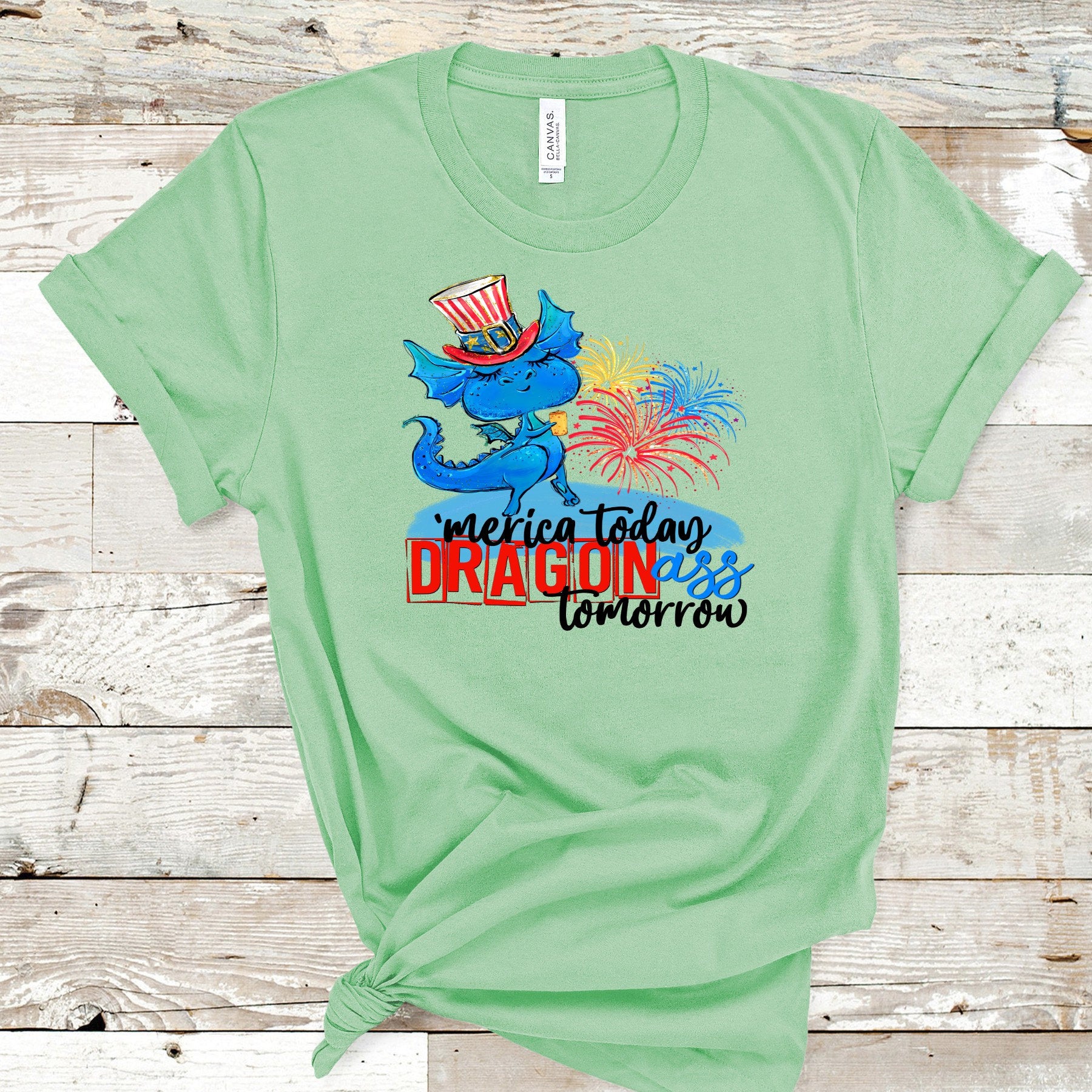 Merica Dragon 4th of July Shirt
