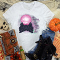 Funny Witch T-Shirt: Crystal Ball Bella Canvas Tee