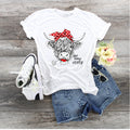 Not Today Heifer Highland Cow Graphic Tee