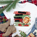Funny Christmas Pinup Girl T-Shirt, Sassy Xmas Tee