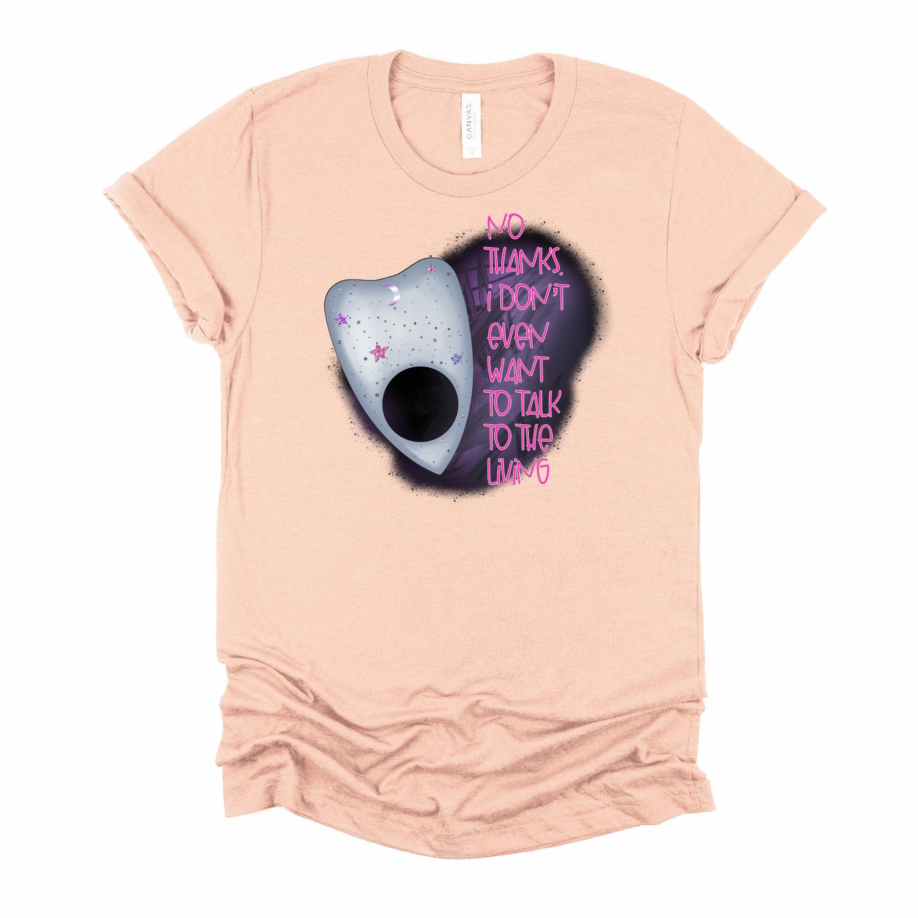 Funny Ouija Planchette Shirt: Sassy Witch Graphic Tee