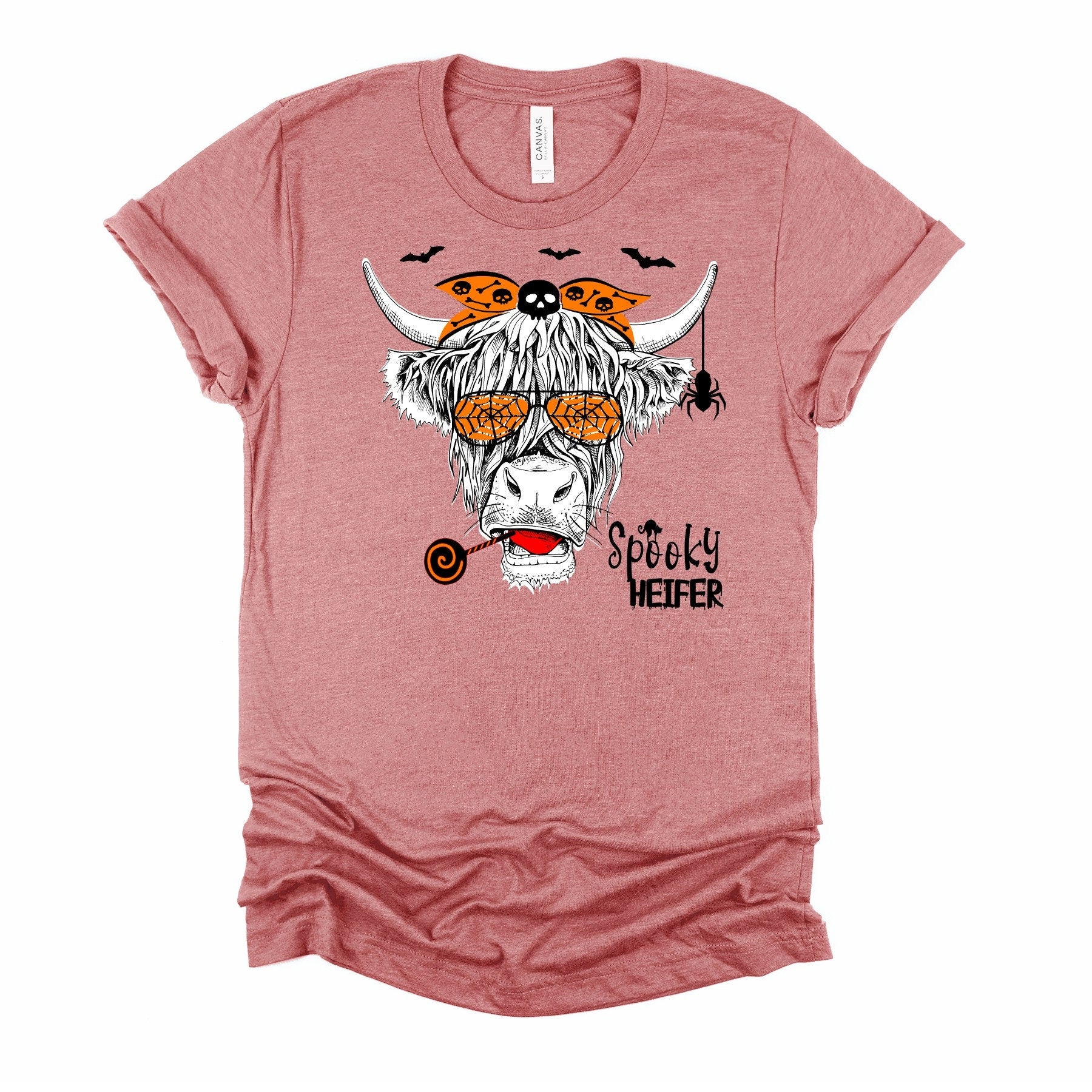 Halloween Highland Cow Shirt: Spooky Heifer Costume