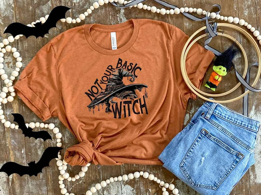 Not Your Basic Witch T-Shirt: Enchanting Witchy Tee